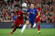 Azpilicueta struggled to keep Mane at bay